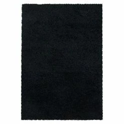 BAUHAUS Hochflorteppich Sydney 3000 Schwarz, 400 X 300 Cm, 100% Polypropylen