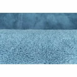 BAUHAUS Teppich Rund Happy Himmelblau, Durchmesser: 120 Cm, 100 % Polyester (Flor) -Bodenfliesen Verkäufe 12 2150
