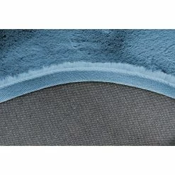 BAUHAUS Teppich Rund Happy Himmelblau, Durchmesser: 120 Cm, 100 % Polyester (Flor) -Bodenfliesen Verkäufe 12 2151