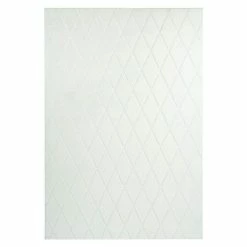 BAUHAUS Kayoom Hochflorteppich Vivica 225 Weiß, 230 X 160 Cm, 100 % Polyester