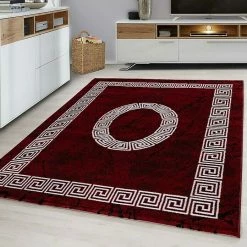 BAUHAUS Kurzflorteppich Plus 8009 Rot, 300 X 80 Cm, 100% Polypropylen -Bodenfliesen Verkäufe 12 2200