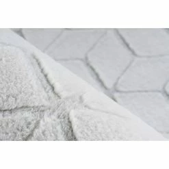 BAUHAUS Kayoom Hochflorteppich Vivica 125 Weiß/Blau, 230 X 160 Cm, 100 % Polyester -Bodenfliesen Verkäufe 12 2203