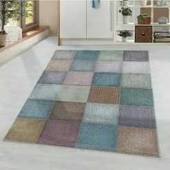 BAUHAUS Kurzflorteppich Ottawa 4202 Multi, 250 X 80 Cm, 100% Polypropylen -Bodenfliesen Verkäufe 12 2214