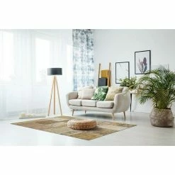 BAUHAUS Teppich Prima Beige/Gelb, 150 X 80 Cm, 100 % Polyester -Bodenfliesen Verkäufe 12 2246