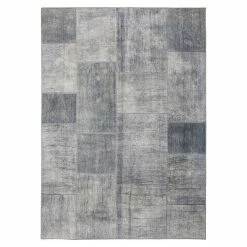 BAUHAUS Flachgewebeteppich Teppich Stampa Jeans Beige, 230 X 155 Cm, 100% Polyester