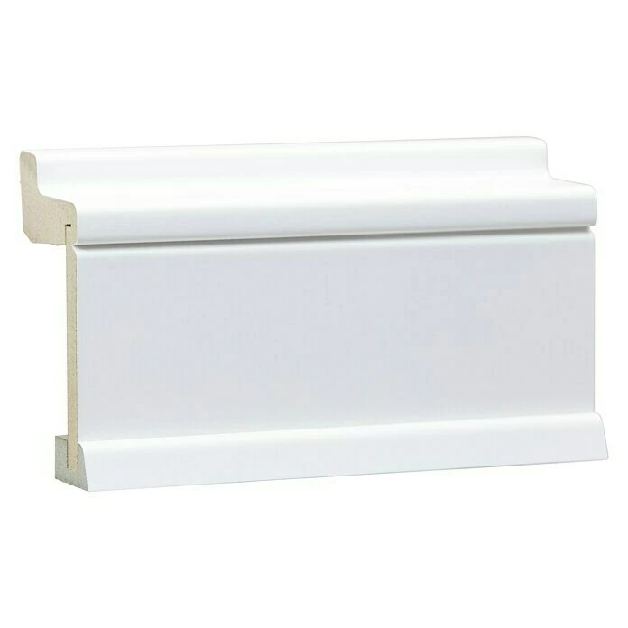 BAUHAUS Rohrabdeckleiste Weiß, 2,4 M X 60 Mm X 113 Mm, Geschwungen 4 BAUHAUS Rohrabdeckleiste Weiß, 2,4 M X 60 Mm X 113 Mm, Geschwungen – Bild 2