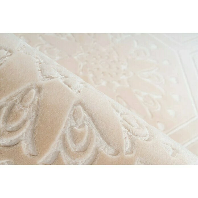 BAUHAUS Kayoom Kurzflorteppich Monroe II Creme, 170 X 120 Cm, 100 % Polyester 5 BAUHAUS Kayoom Kurzflorteppich Monroe II Creme, 170 X 120 Cm, 100 % Polyester – Bild 3