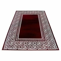 BAUHAUS Kurzflorteppich Parma 9340 Rot, 150 X 80 Cm, 100% Polypropylen