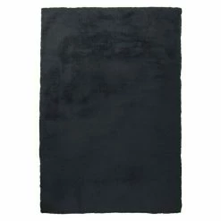 BAUHAUS Kayoom Hochflorteppich Rabbit Anthrazit, 170 X 120 Cm, 100 % Polyester