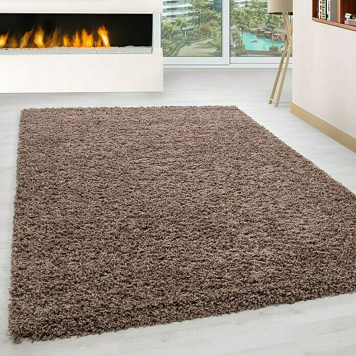 BAUHAUS Hochflorteppich Life 1500 Mocca, 400 X 300 Cm, 100% Polypropylen 6 BAUHAUS Hochflorteppich Life 1500 Mocca, 400 X 300 Cm, 100% Polypropylen – Bild 4