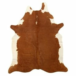 BAUHAUS Esbeco Deko-Kuhfell Braun/Weiß, 100 % Echtfell, Fläche Ca.: 3 M² - 4 M² -Bodenfliesen Verkäufe 12 2483