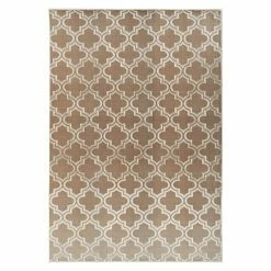 BAUHAUS Kayoom Kurzflorteppich Monroe I Braun, 290 X 200 Cm, 100 % Polyester