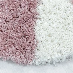 BAUHAUS Hochflorteppich Tango 3101 Rose, Durchmesser: 120 Cm, 100% Polypropylen -Bodenfliesen Verkäufe 12 2503