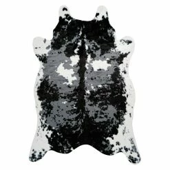 BAUHAUS Kayoom Deko-Kunstfell Desert Schwarz/Weiß, 230 X 160 Cm, 85 % Acrylic, 15 % Polyester