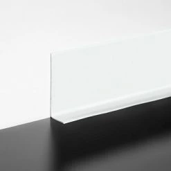 BAUHAUS LOGOCLIC Weichsockelleiste Weiß, 10 M X 15 Mm X 50 Mm, Kleben