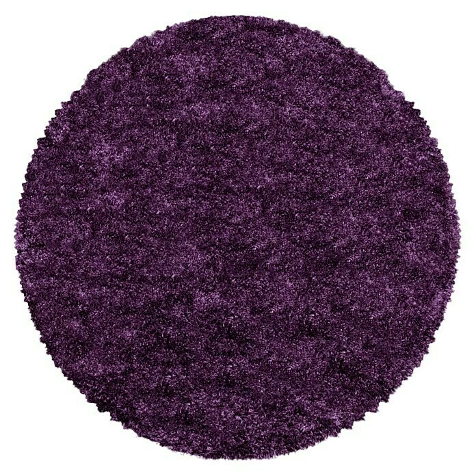BAUHAUS Hochflorteppich Fluffy 3500 Lila, Durchmesser: 80 Cm, 100% Polypropylen 3 BAUHAUS Hochflorteppich Fluffy 3500 Lila, Durchmesser: 80 Cm, 100% Polypropylen