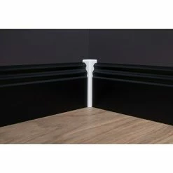 BAUHAUS Sockelleiste 2,4 M X 16 Mm X 80 Mm, Profiliert, Schwarz -Bodenfliesen Verkäufe 12 257