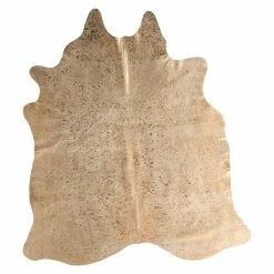 BAUHAUS Esbeco Deko-Kuhfell Gefleckt Gold, 100 % Echtfell, Fläche Ca.: 3,5 M²