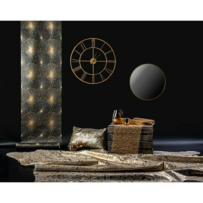 BAUHAUS Esbeco Deko-Kuhfell Gefleckt Gold, 100 % Echtfell, Fläche Ca.: 3,5 M² 7 BAUHAUS Esbeco Deko-Kuhfell Gefleckt Gold, 100 % Echtfell, Fläche Ca.: 3,5 M² – Bild 5