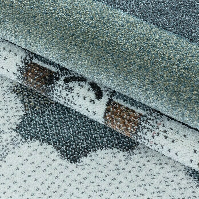 BAUHAUS Kurzflorteppich Funny 2111 Blau, 230 X 160 Cm, 100% Polypropylen 8 BAUHAUS Kurzflorteppich Funny 2111 Blau, 230 X 160 Cm, 100% Polypropylen – Bild 6