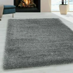 BAUHAUS Hochflorteppich Fluffy 3500 Light Grey, 250 X 80 Cm, 100% Polypropylen -Bodenfliesen Verkäufe 12 2650