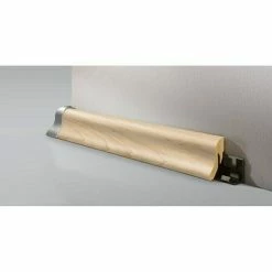 BAUHAUS LOGOCLIC Sockelleiste K40 Ahorn 2,6 M X 22 Mm X 40 Mm, Geschwungen