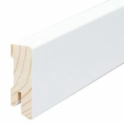 BAUHAUS Sockelleiste 2,4 M X 1,6 Cm X 4 Cm, Nadelholz, Lackiert