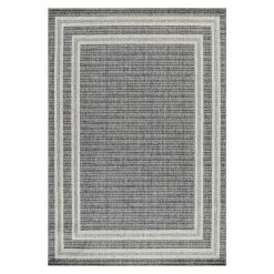 BAUHAUS Flachgewebeteppich Aruba 4901 Grau, 290 X 200 Cm, 100% Polypropylen