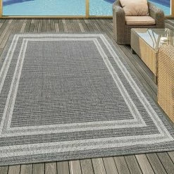 BAUHAUS Flachgewebeteppich Aruba 4901 Grau, 290 X 200 Cm, 100% Polypropylen -Bodenfliesen Verkäufe 12 2780