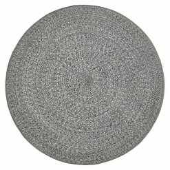 BAUHAUS Teppich Rund Stampa Beige, Durchmesser: 100 Cm, 100 % Polyester