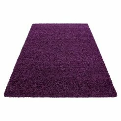 BAUHAUS Hochflorteppich Dream 4000 Lila, 130 X 65 Cm, 100% Polypropylen