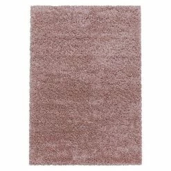 BAUHAUS Hochflorteppich Sydney 3000 Rose, 400 X 300 Cm, 100% Polypropylen