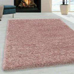 BAUHAUS Hochflorteppich Sydney 3000 Rose, 400 X 300 Cm, 100% Polypropylen -Bodenfliesen Verkäufe 12 2840