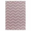 BAUHAUS Hochflorteppich Rio 4602 Rose, 200 X 140 Cm, 100% Polypropylen