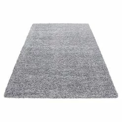 BAUHAUS Hochflorteppich Life 1500 Light Grey, 340 X 240 Cm, 100% Polypropylen