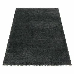 BAUHAUS Hochflorteppich Fluffy 3500 Grau, 340 X 240 Cm, 100% Polypropylen