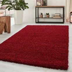 BAUHAUS Hochflorteppich Dream 4000 Rot, 110 X 60 Cm, 100% Polypropylen -Bodenfliesen Verkäufe 12 2980