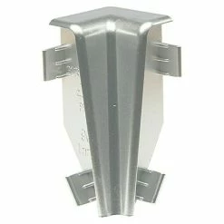 BAUHAUS MyStyle Innenecke K58 C Silber, 2 Stk., Geeignet Für: Sockelleiste K58 C