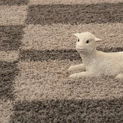 BAUHAUS Hochflorteppich Gala 2505 Taupe, 110 X 60 Cm, 100% Polypropylen -Bodenfliesen Verkäufe 12 2997