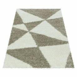 BAUHAUS Hochflorteppich Tango 3101 Beige, 200 X 140 Cm, 100% Polypropylen -Bodenfliesen Verkäufe 12 3005