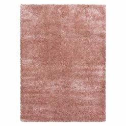 BAUHAUS Hochflorteppich Brilliant 4200 Rose, 200 X 140 Cm, 100% Polyester