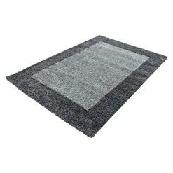 BAUHAUS Hochflorteppich Life 1503 Grau, 150 X 80 Cm, 100% Polypropylen