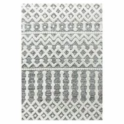 BAUHAUS Hochflorteppich Pisa 4710 Grau, 290 X 200 Cm, 100% Polypropylen