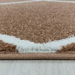 BAUHAUS Hochflorteppich Rio 4601 Kupfer, 170 X 120 Cm, 100% Polypropylen -Bodenfliesen Verkäufe 12 3075