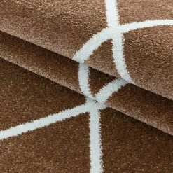 BAUHAUS Hochflorteppich Rio 4601 Kupfer, 170 X 120 Cm, 100% Polypropylen -Bodenfliesen Verkäufe 12 3077