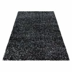 BAUHAUS Hochflorteppich Enjoy 4500 Anthrazit, 290 X 200 Cm, 100% Polypropylen