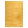 BAUHAUS Hochflorteppich Happy Gelb, 170 X 120 Cm, 100 % Polyester (Flor)