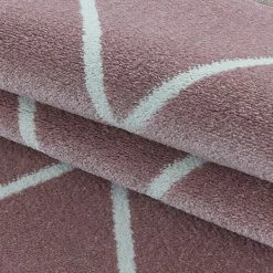 BAUHAUS Hochflorteppich Rio 4601 Rose, 150 X 80 Cm, 100% Polypropylen -Bodenfliesen Verkäufe 12 3124