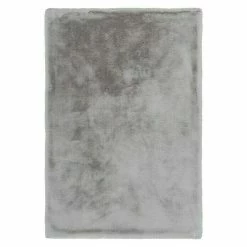 BAUHAUS Hochflorteppich Happy Silber, 150 X 80 Cm, 100 % Polyester (Flor)