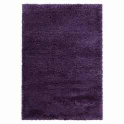 BAUHAUS Hochflorteppich Fluffy 3500 Lila, 370 X 380 Cm, 100% Polypropylen
